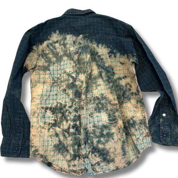 Ralph Lauren Boys’ Bleached Plaid Shirt Size 6 - Picture 3 of 3